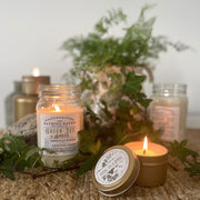 Green Ivy & Amber | Petite Gold Collection Soy Candle