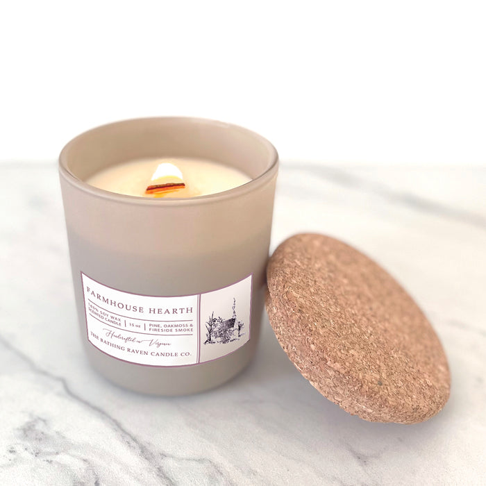 Farmhouse Hearth | Whisper Wood Collection Soy Candle