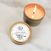 Olive Wood | Petite Gold Collection Soy Candle