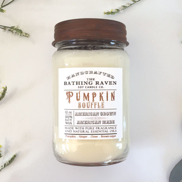 Pumpkin Souffle | Farmhouse Mason Collection Soy Candle